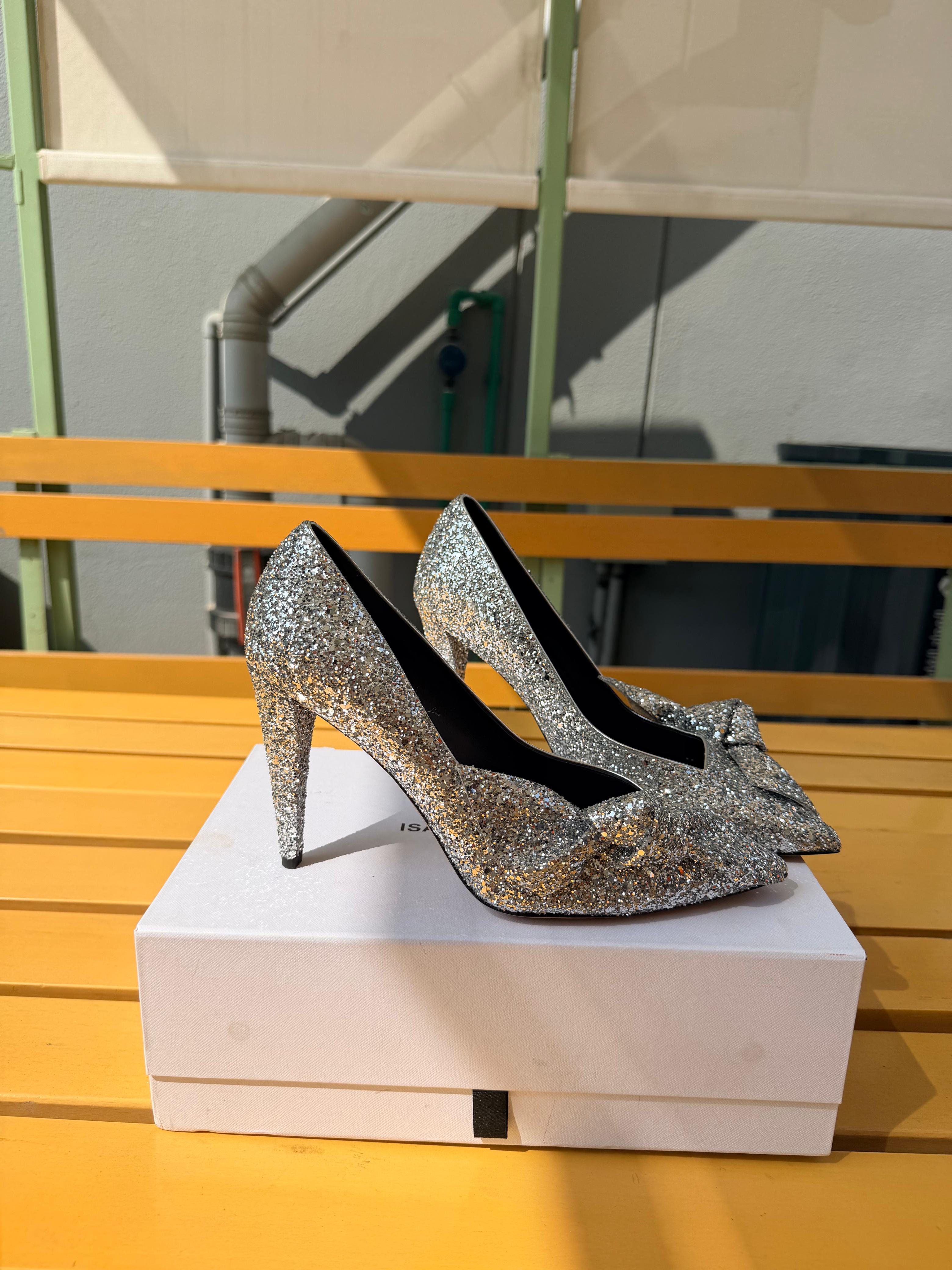 Isabel Marant Silver Heels