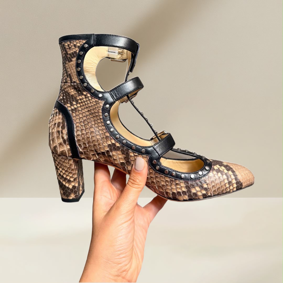 Jimmy Choo Python Leather Shoes