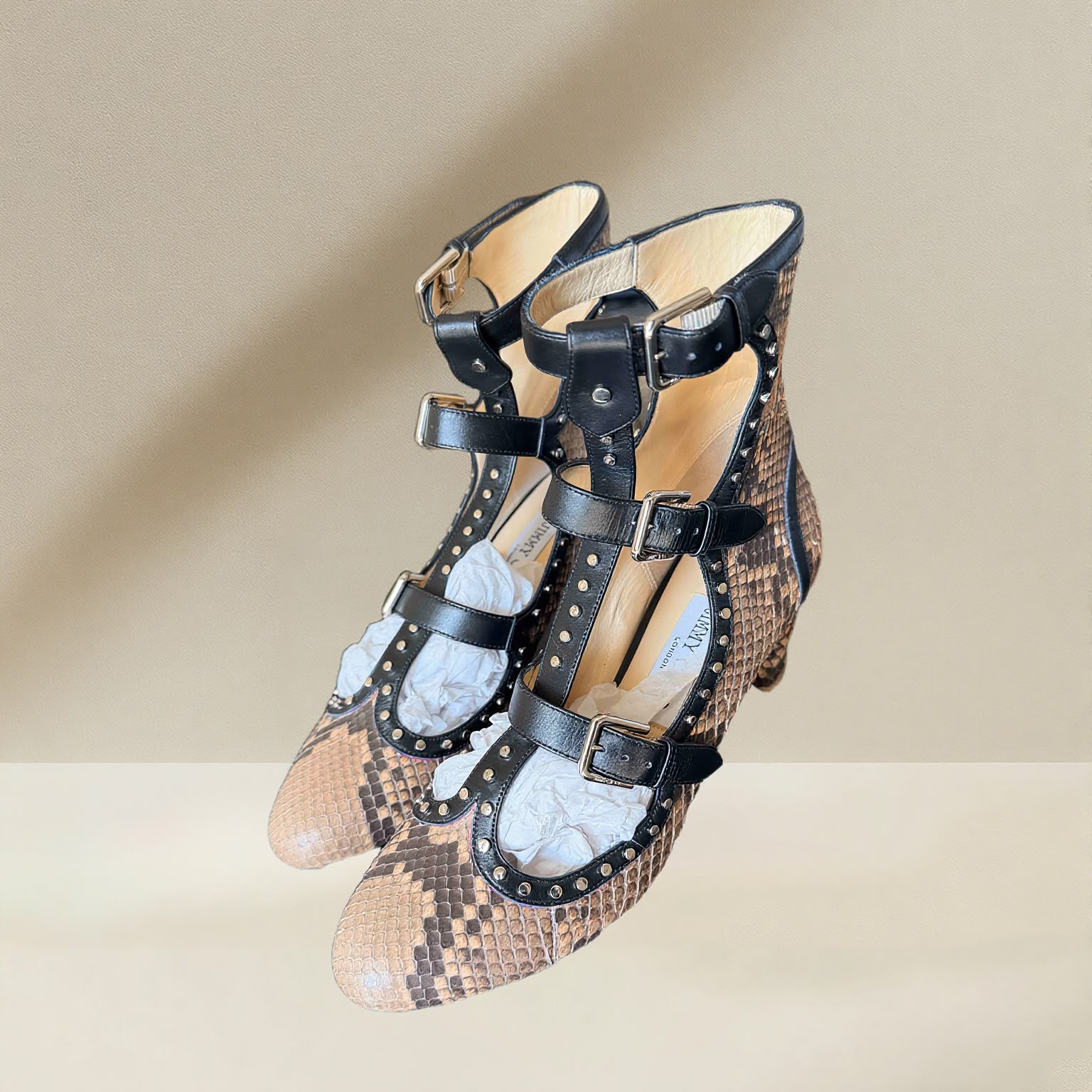 Jimmy Choo Python Leather Shoes