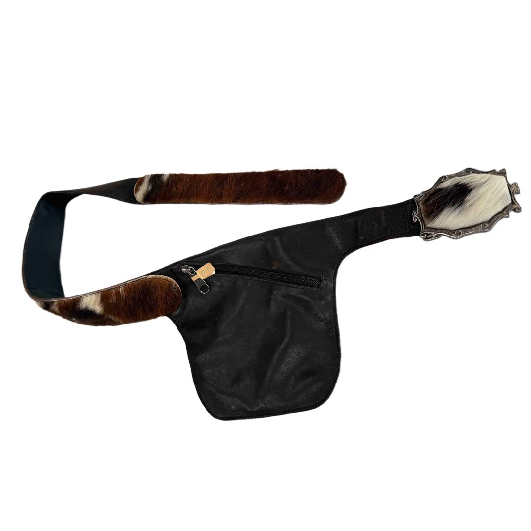 Upcycled Vintage Leather Belt Bag