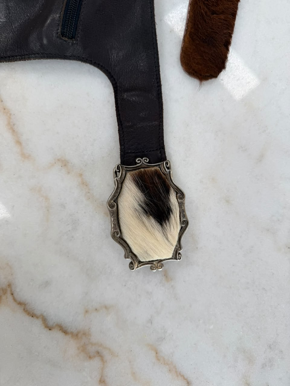Upcycled Vintage Leather Belt Bag
