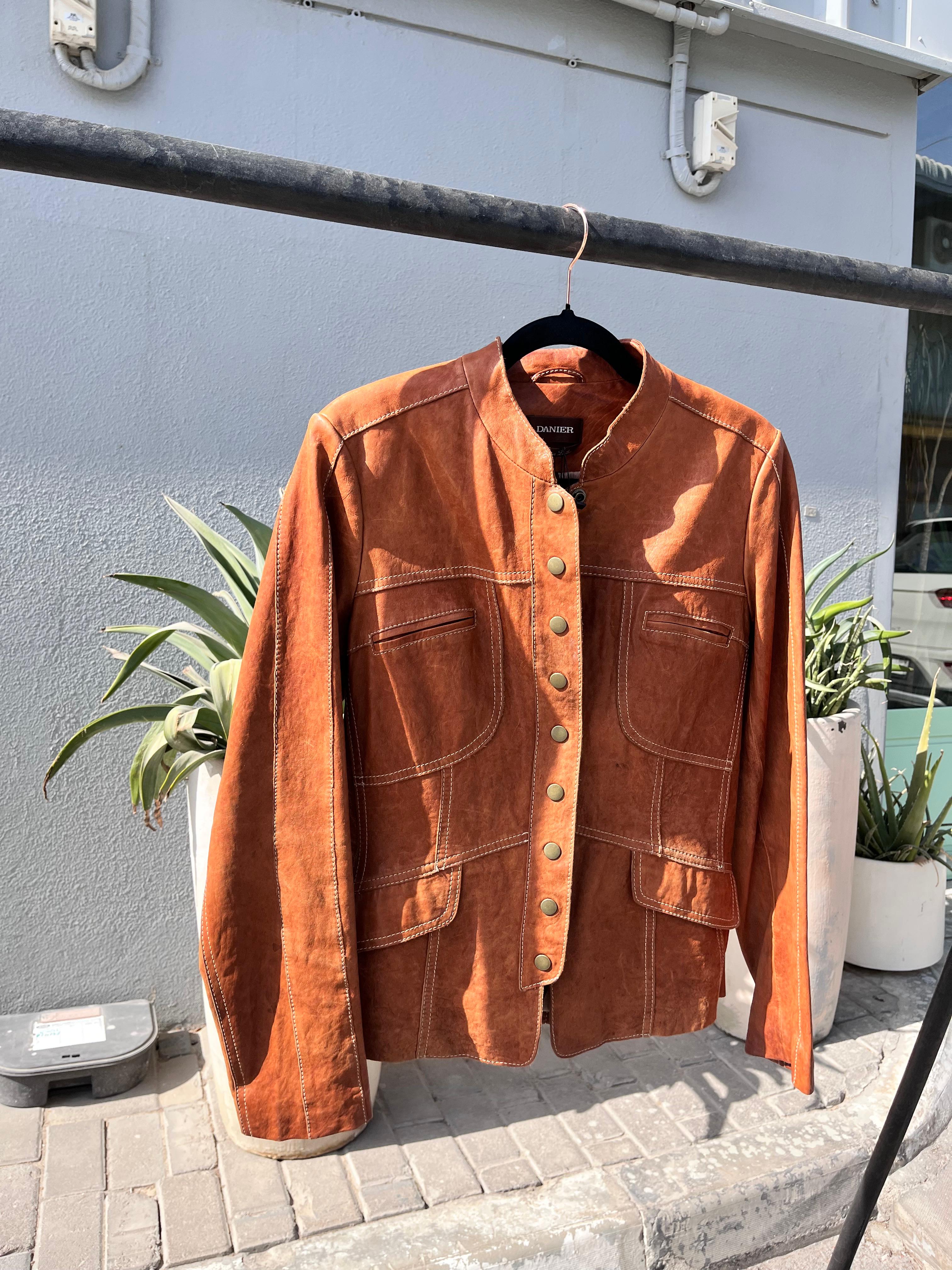 Vintage Brown Leather Jacket